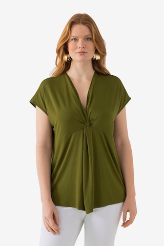 Ulla Popken Blouse in Groen: voorkant