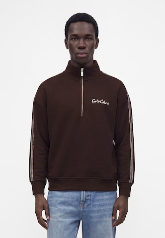 Carlo Colucci Sweatshirt i brun: forside