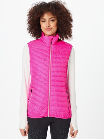 Gilet de sport CMP en rose : devant