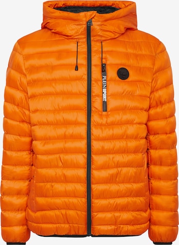 Plein Sport - Casaco meia-estação 'Tiger' em laranja: frente