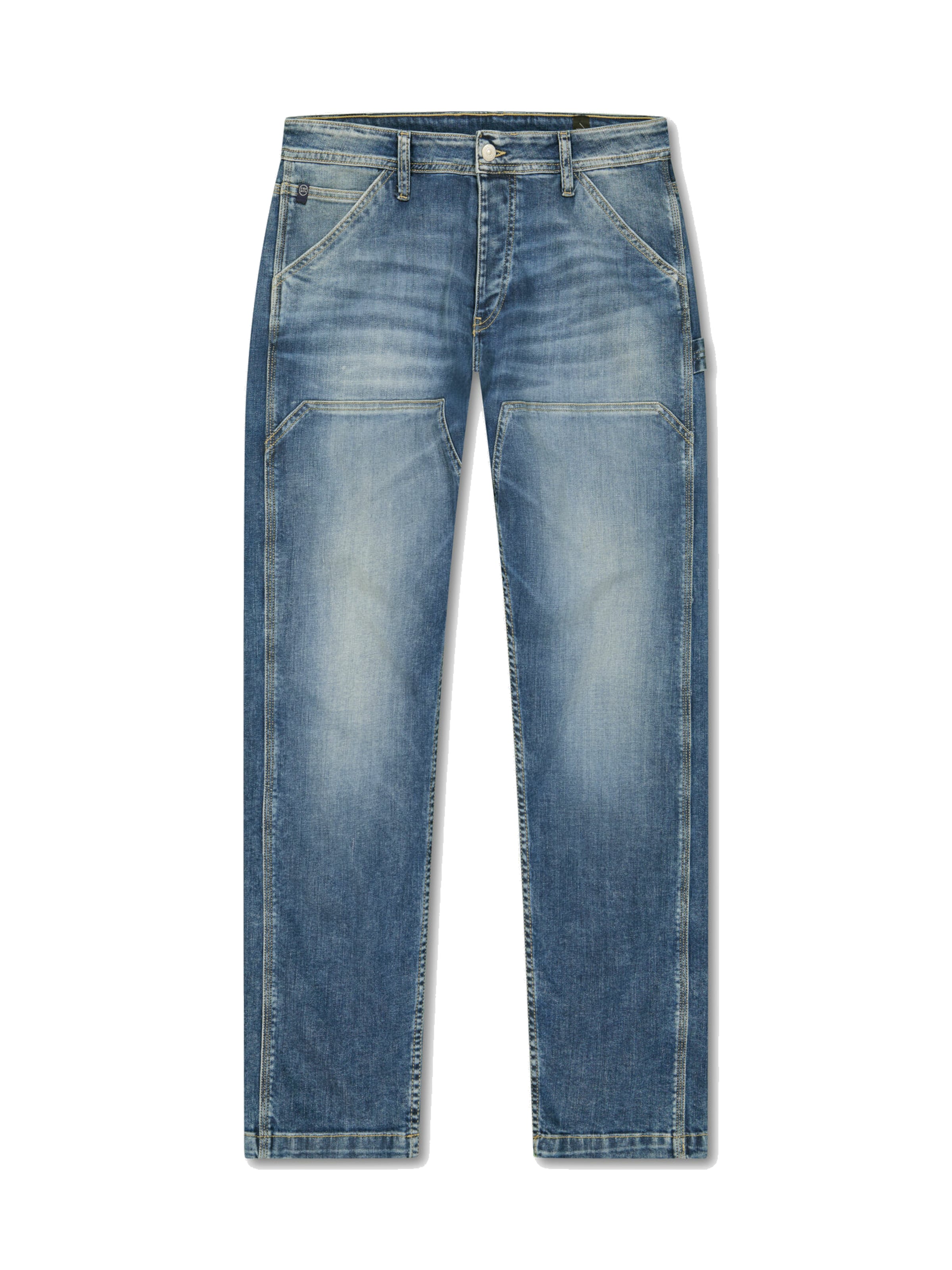 Le Temps Des Cerises Regular Jeans in Blauw: voorkant