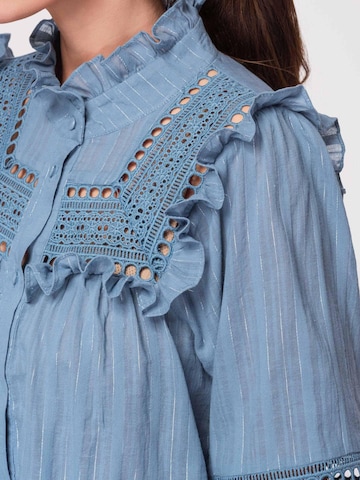 Camicia da donna di Ombre in blu