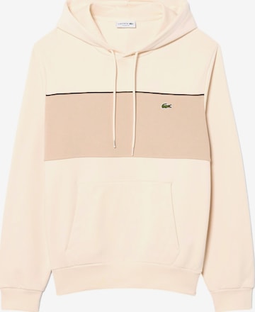 Pull-over LACOSTE en beige : devant