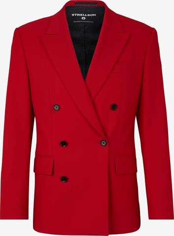 STRELLSON Slim fit Suit Jacket 'Ashton' in Red: front