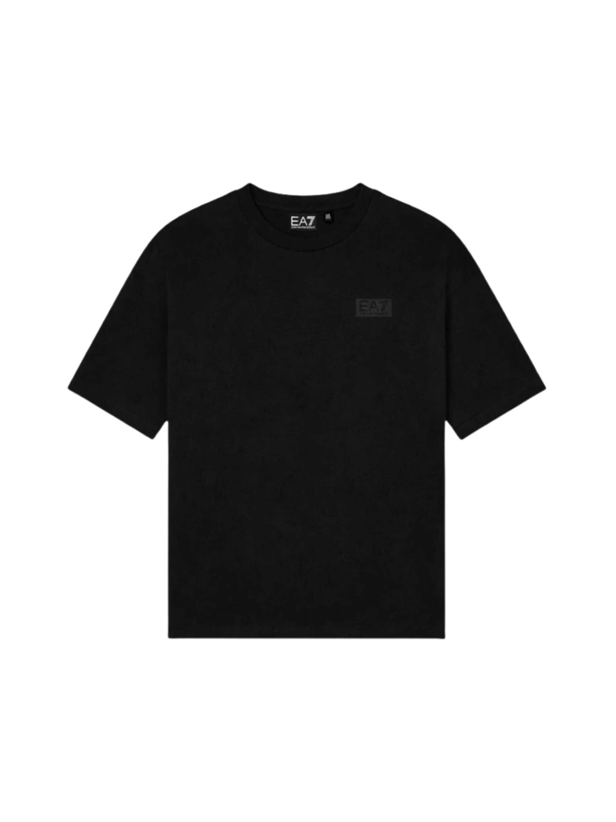 EA7 Emporio Armani Shirt in Black: front