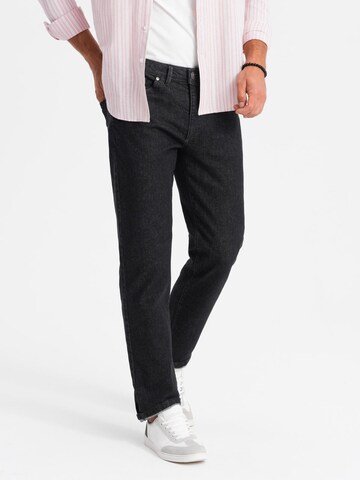 Ombre Regular Jeans in Zwart