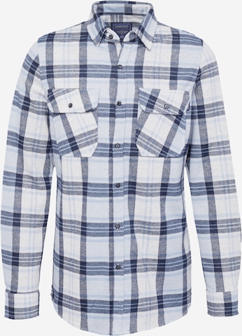 Gabbiano Regular fit Button Up Shirt in Blue: front