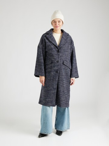 ICHI Between-seasons coat 'IH EMMALU' in Blue: front
