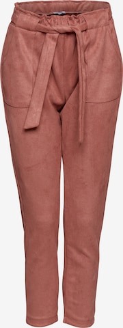 Coupe slim Pantalon à pince 'Adley' FRESHLIONS en rose : devant