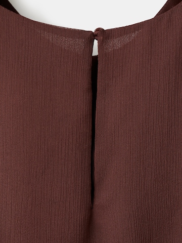 MANGO Dress 'Cake' in Brown