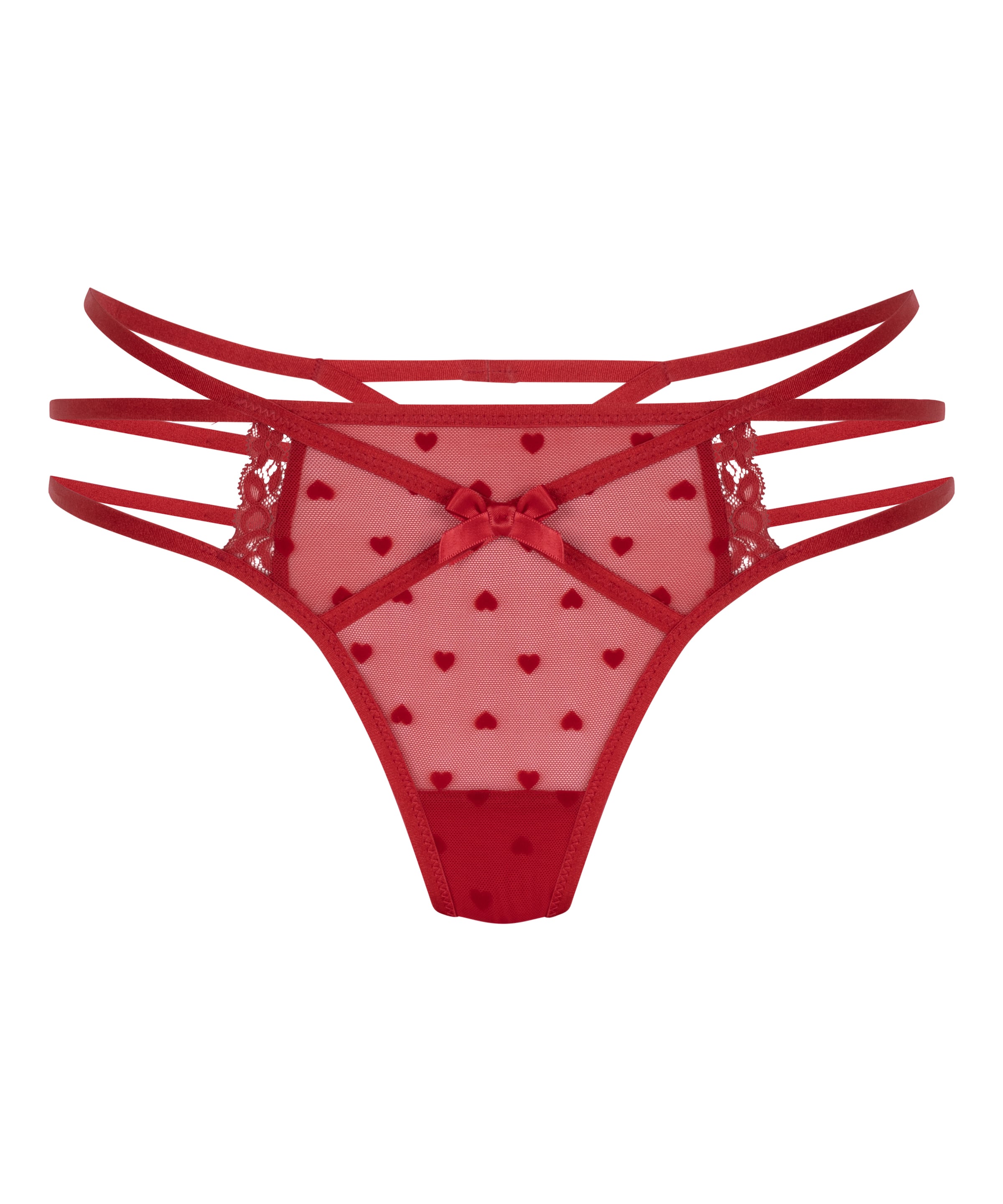 Hunkemöller String in Rood: voorkant