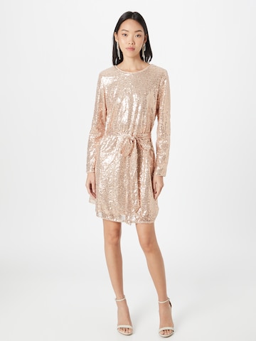 Chi Chi London Dress in Gold: front