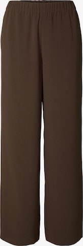 SELECTED Broek 'Tinni' in Bruin: voorkant