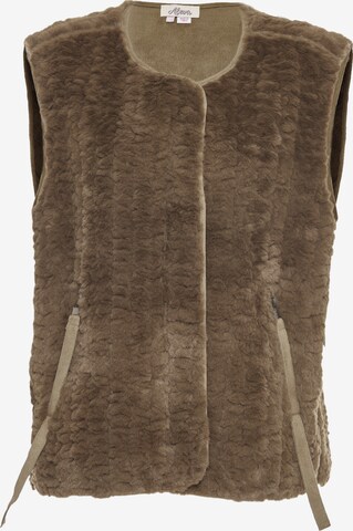 aleva Vest in Brown: front