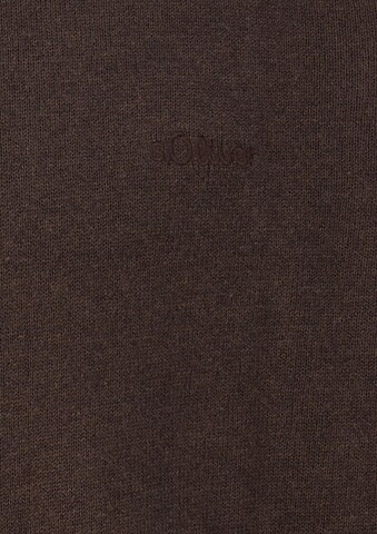 s.Oliver Men Big Sizes Pullover in Braun: Vorderseite
