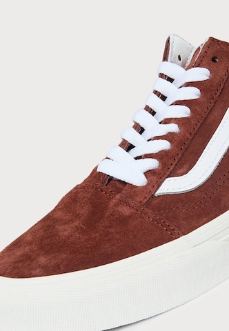 VANS Låg sneaker 'OLD SKOOL' i brun: sida