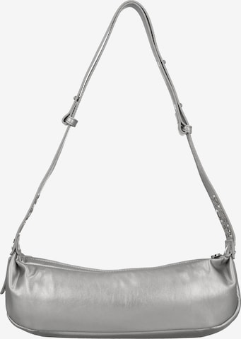 myMo ROCKS Schultertasche in Silber: Vorderseite