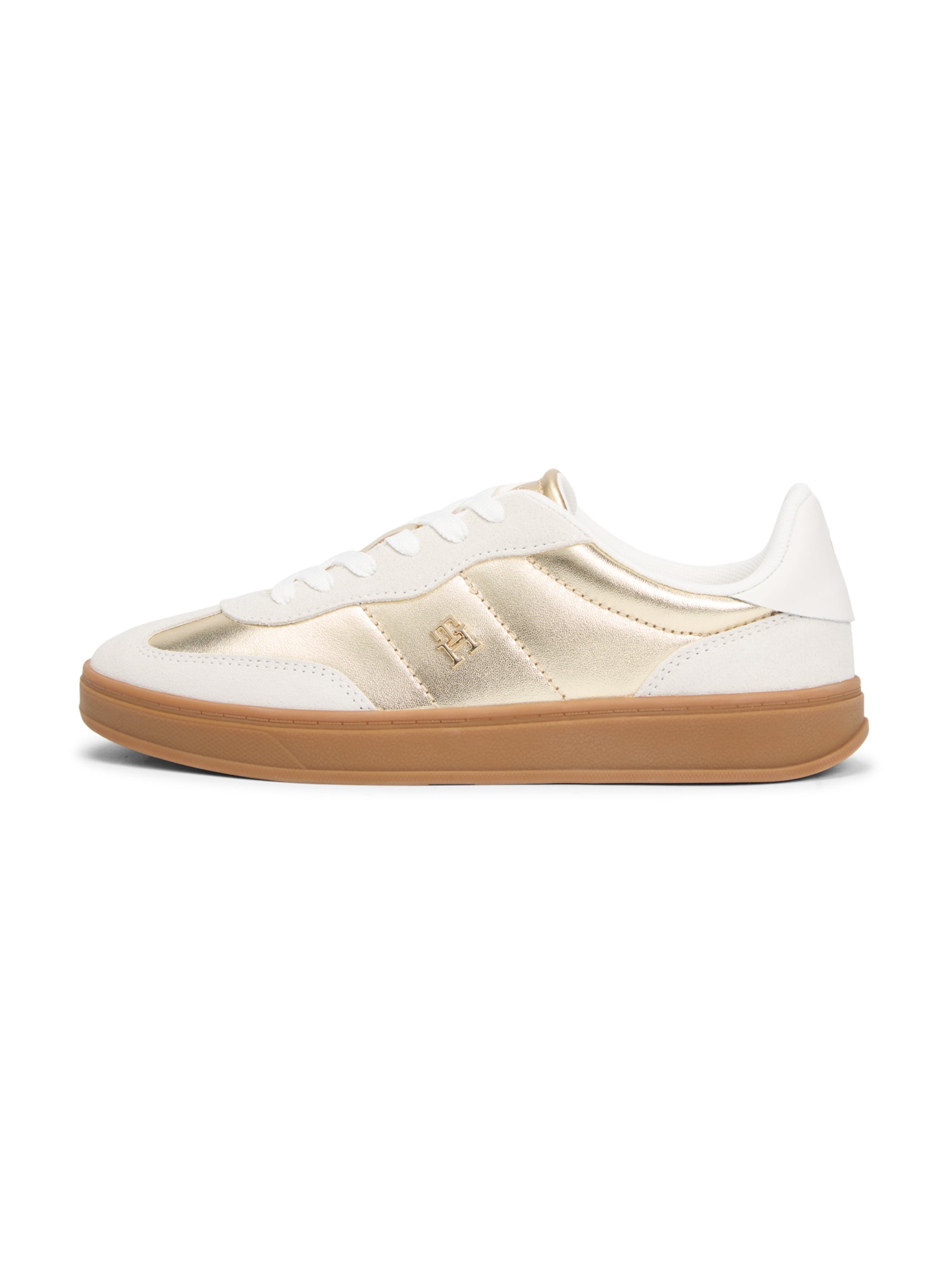 Sneaker low 'Jackie' de la TOMMY HILFIGER pe auriu: față