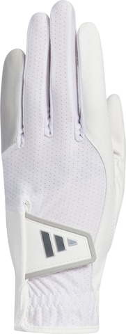 ADIDAS PERFORMANCE Athletic Gloves in White: front