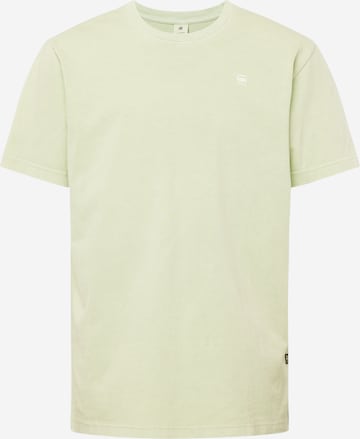 T-Shirt G-Star RAW en vert : devant