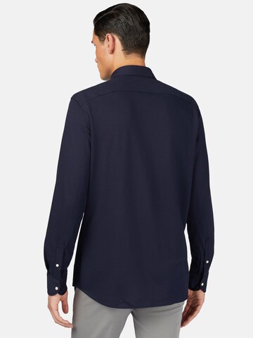 Coupe regular Chemise Boggi Milano en bleu