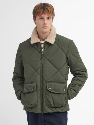 Barbour Přechodná bunda 'Angler' – zelená: přední strana