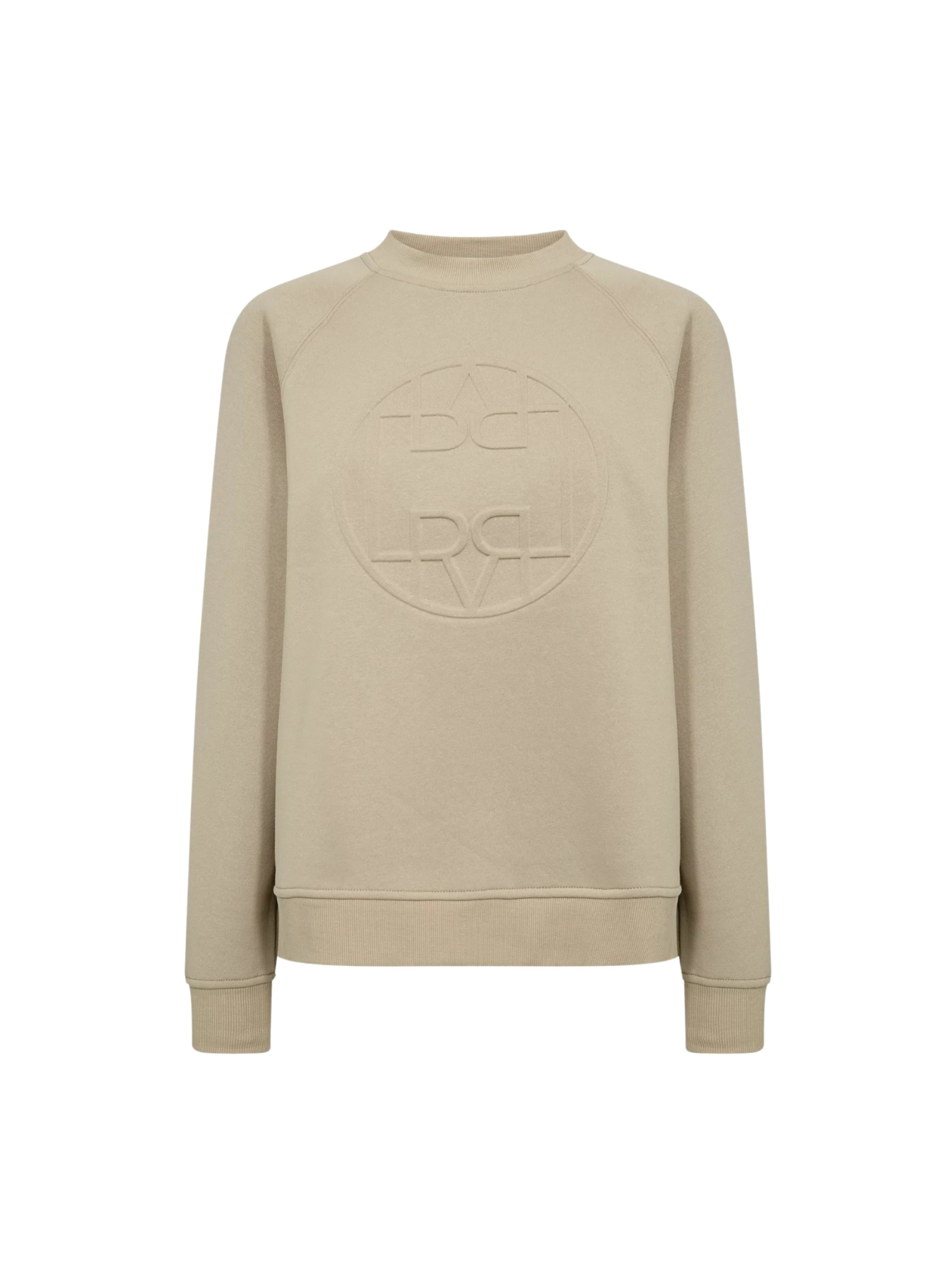 Levete Room Trui ' LR-NUKA 11 ' in Beige: voorkant