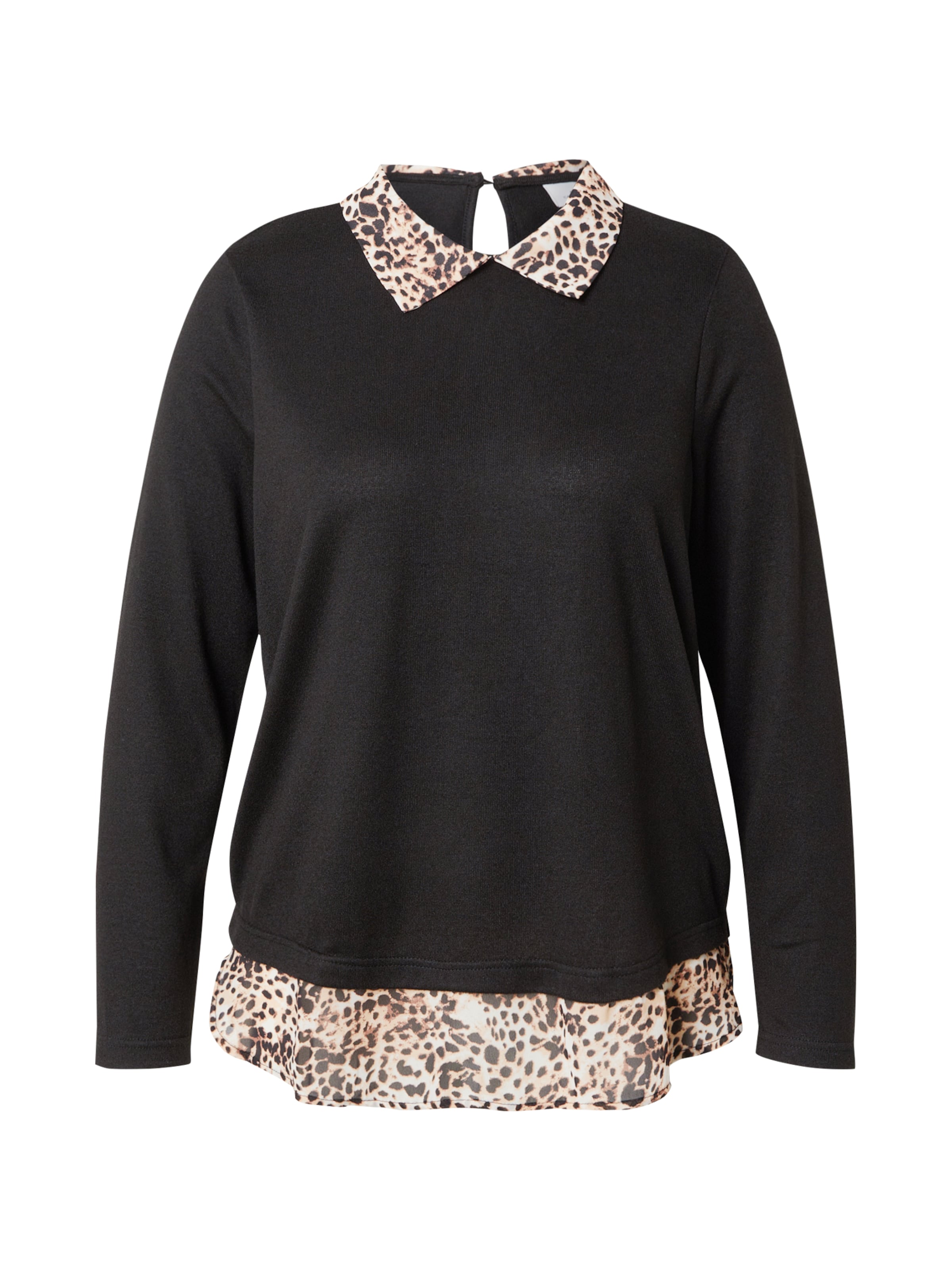 ONLY Carmakoma Μπλουζάκι 'CARALBA' σε μαύρο: μπροστά