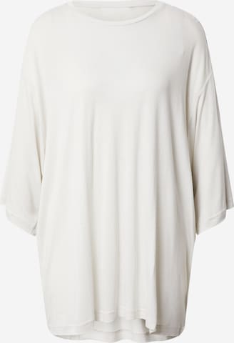 WEEKDAY Oversized shirt in White: front