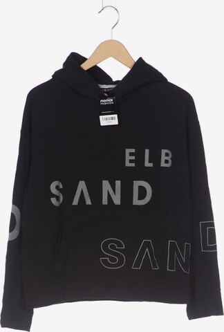 Elbsand Sweatshirt & Zip-Up Hoodie in M in Black: front