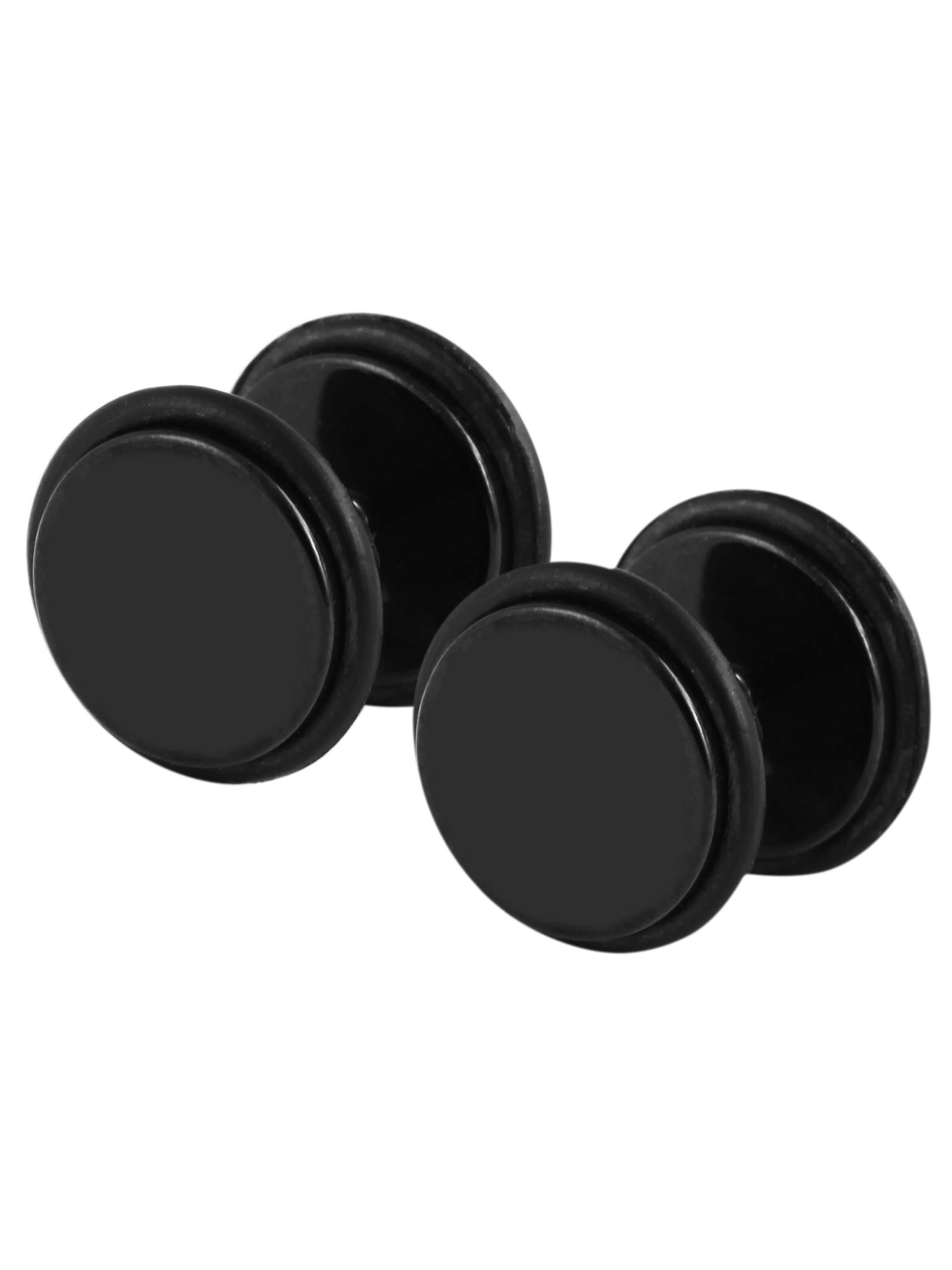 Akzent Earrings 'Camilo, Ionenplattierung' in Black