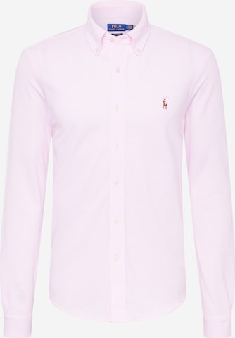 Polo Ralph Lauren Regular fit Overhemd in Roze: voorkant