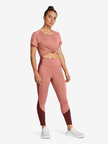 UNDER ARMOUR Functioneel shirt 'Vanish Elite Vent' in Roze