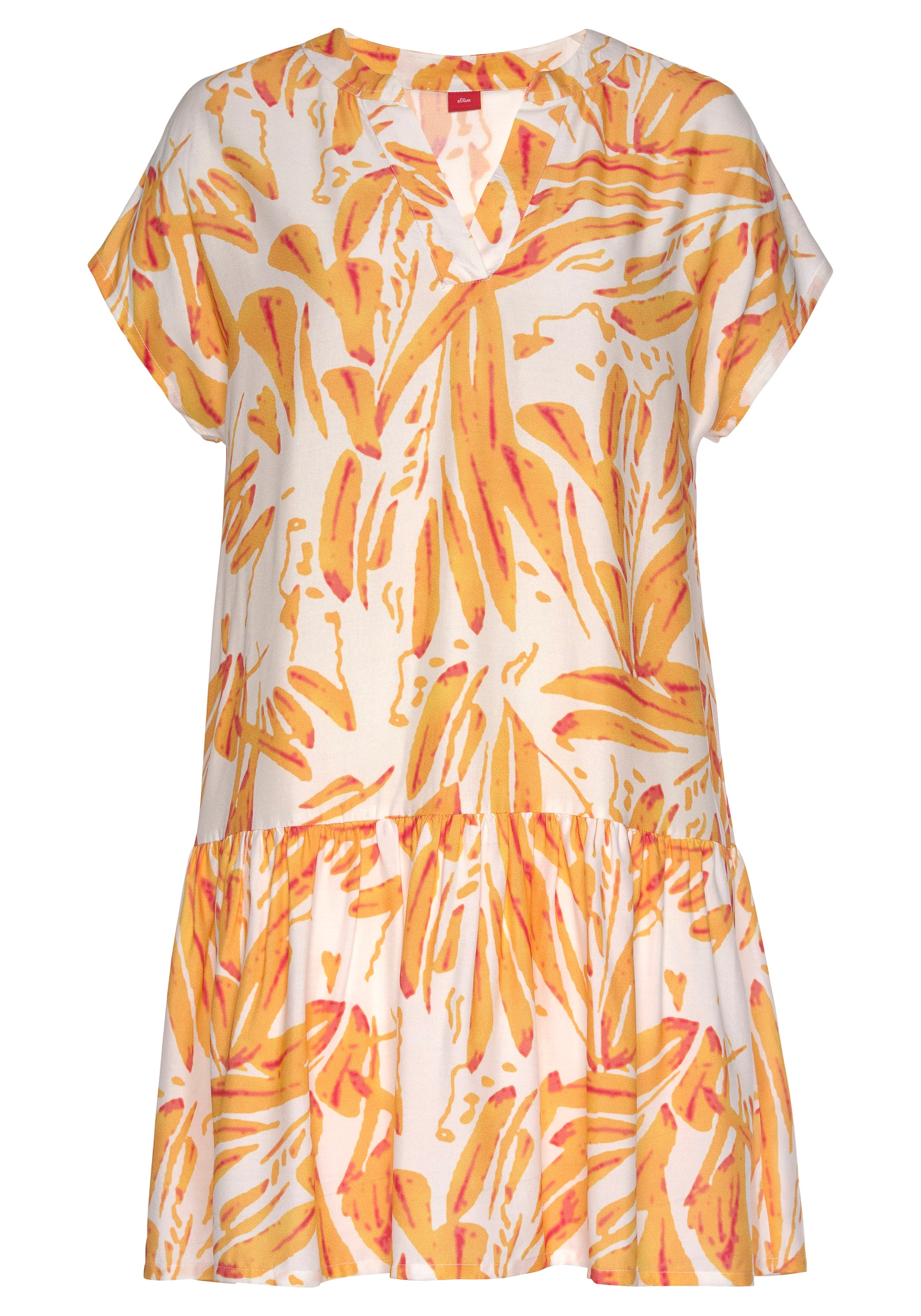 s.Oliver Zomerjurk in Geel: voorkant