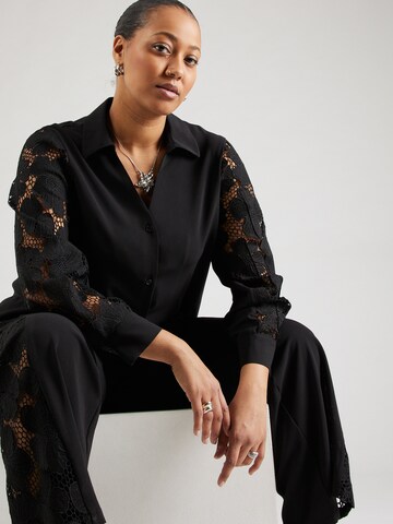 Chemisier 'VMCNana' Vero Moda Curve en noir : devant