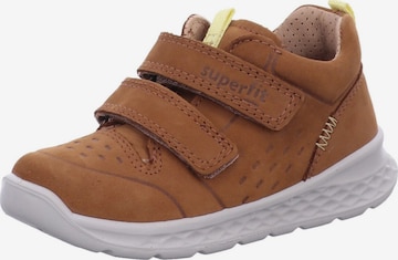 SUPERFIT Παπούτσι για τα πρώτα βήματα 'Lauflernschuhe Jungen 1-000363 3020 Echtleder in braun' σε καφέ: μπροστά