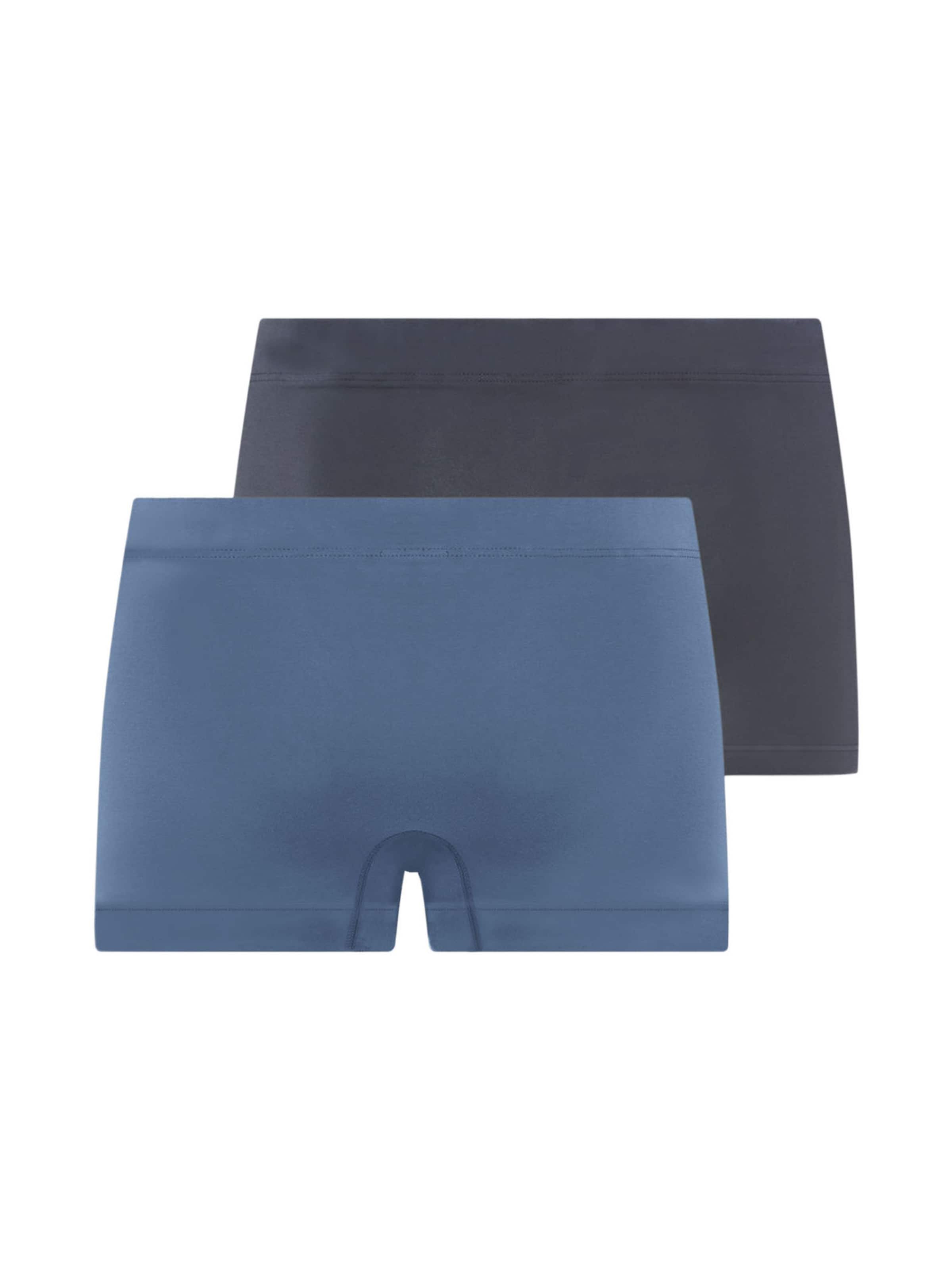 Hanro Boxershorts ' Cotton Essentials ' in Blauw