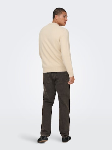 Only & Sons Свитер 'ONSJames' в Бежевый