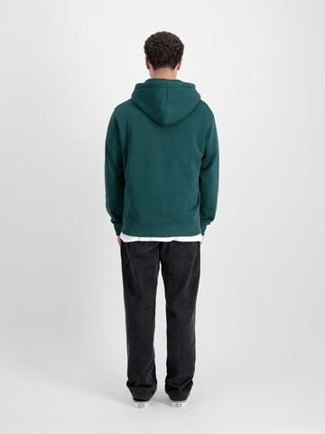 ALPHA INDUSTRIES Кофта на молнии в Зеленый