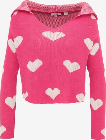 Pull-over MYMO en rose : devant