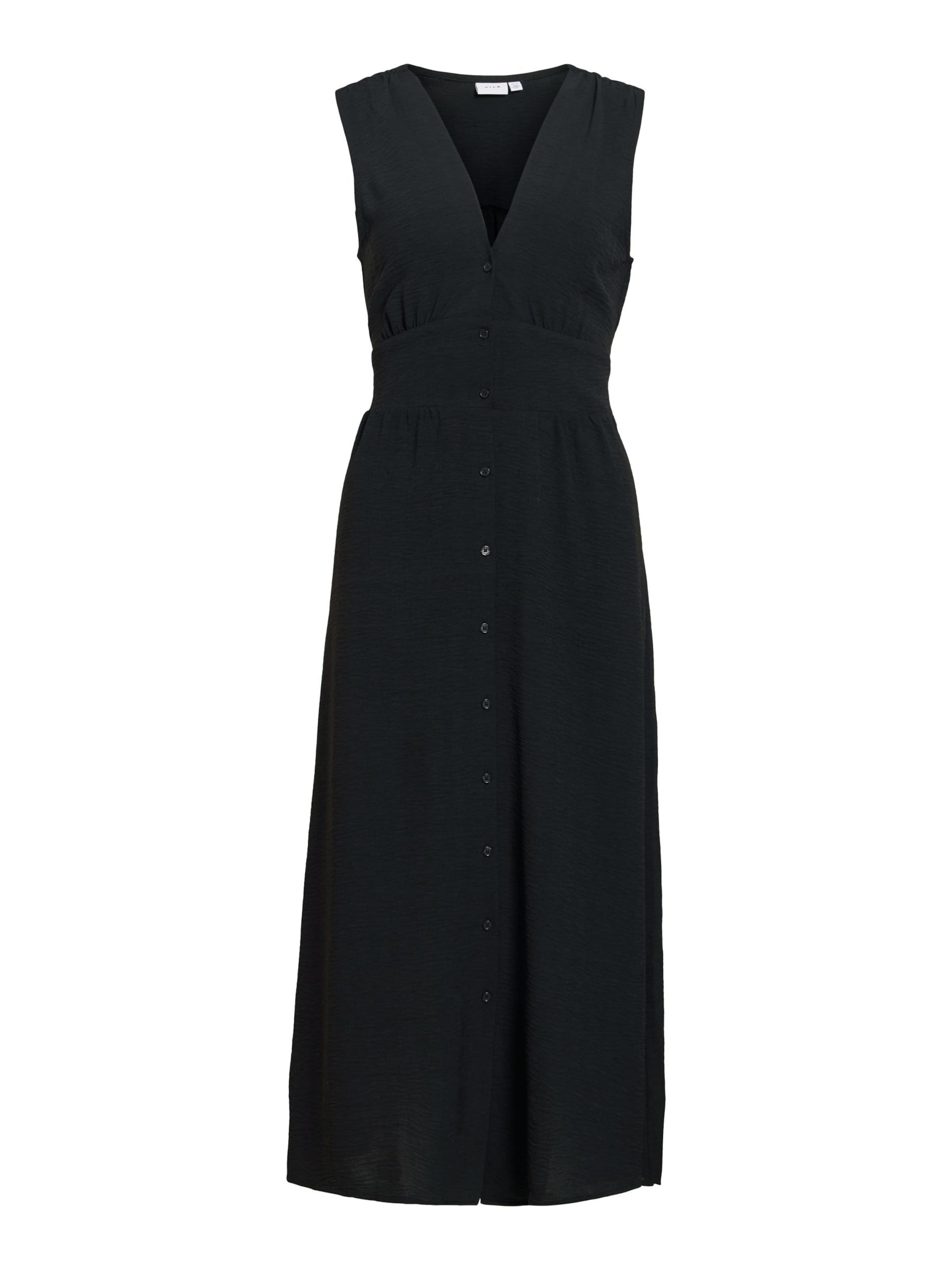 VILA Kleid 'SKOV' in Schwarz: Vorderseite