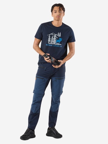SWEDEMOUNT Regular Outdoorhose 'Lofoten'‌‌‌‌‌‌ in Blau