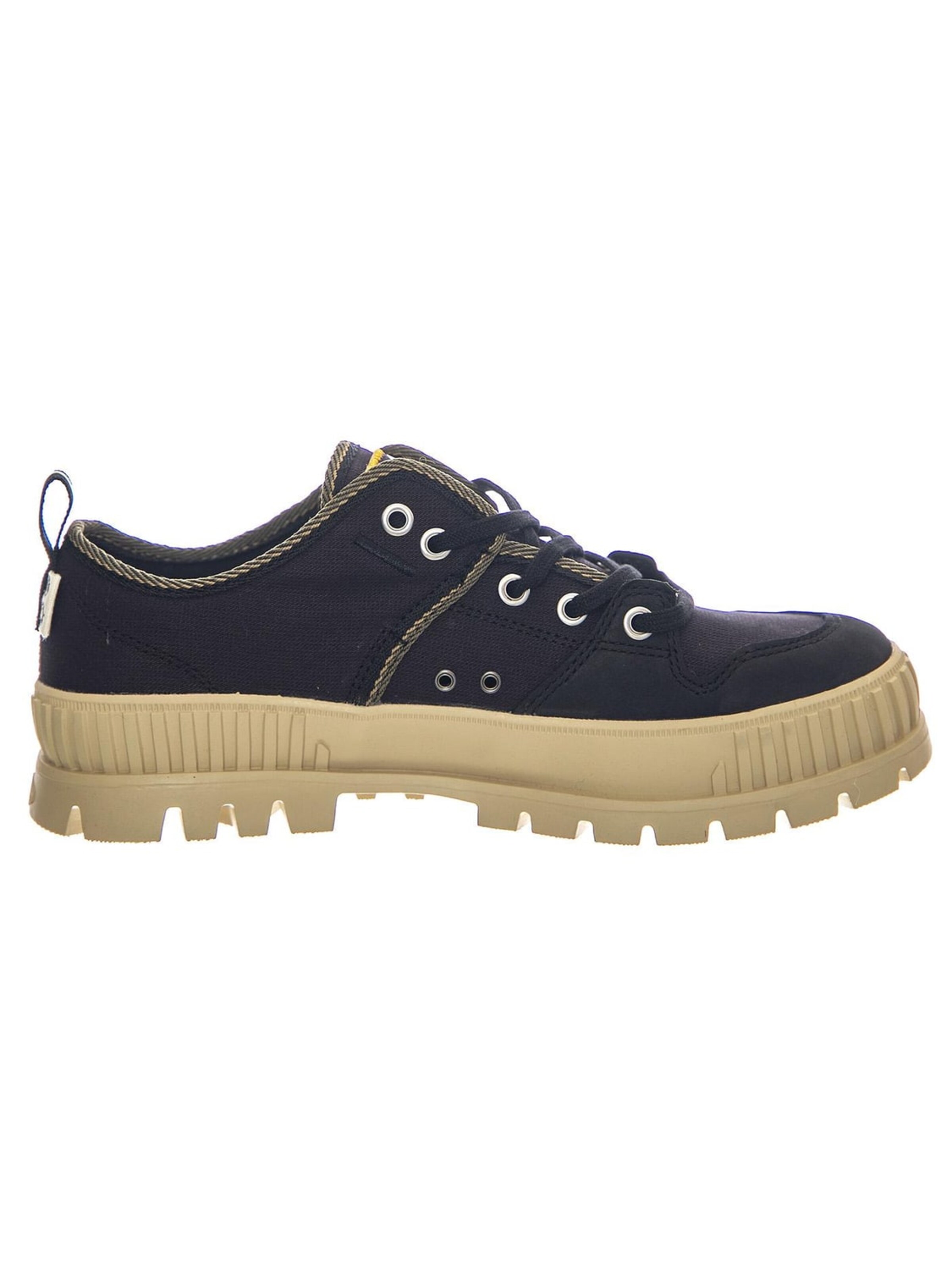 Chaussure à lacets 'Pallashock Lo WW Black Shoes' Palladium en noir