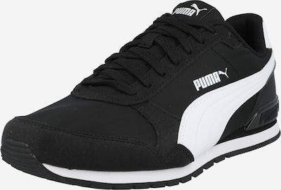 PUMA Zemie brīvā laika apavi 'ST Runner v2 NL', krāsa - melns / balts, Preces skats