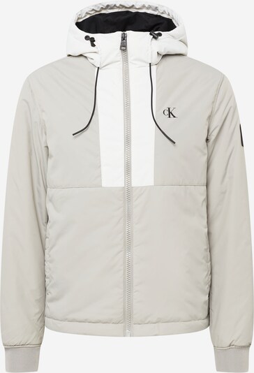 Calvin Klein Jeans Jacke in creme / stone / schwarz, Produktansicht
