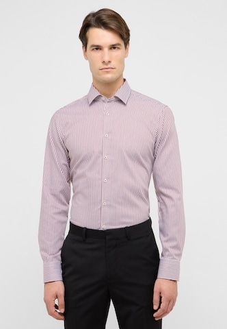 ETERNA Slim fit Zakelijk overhemd in Rood: voorkant