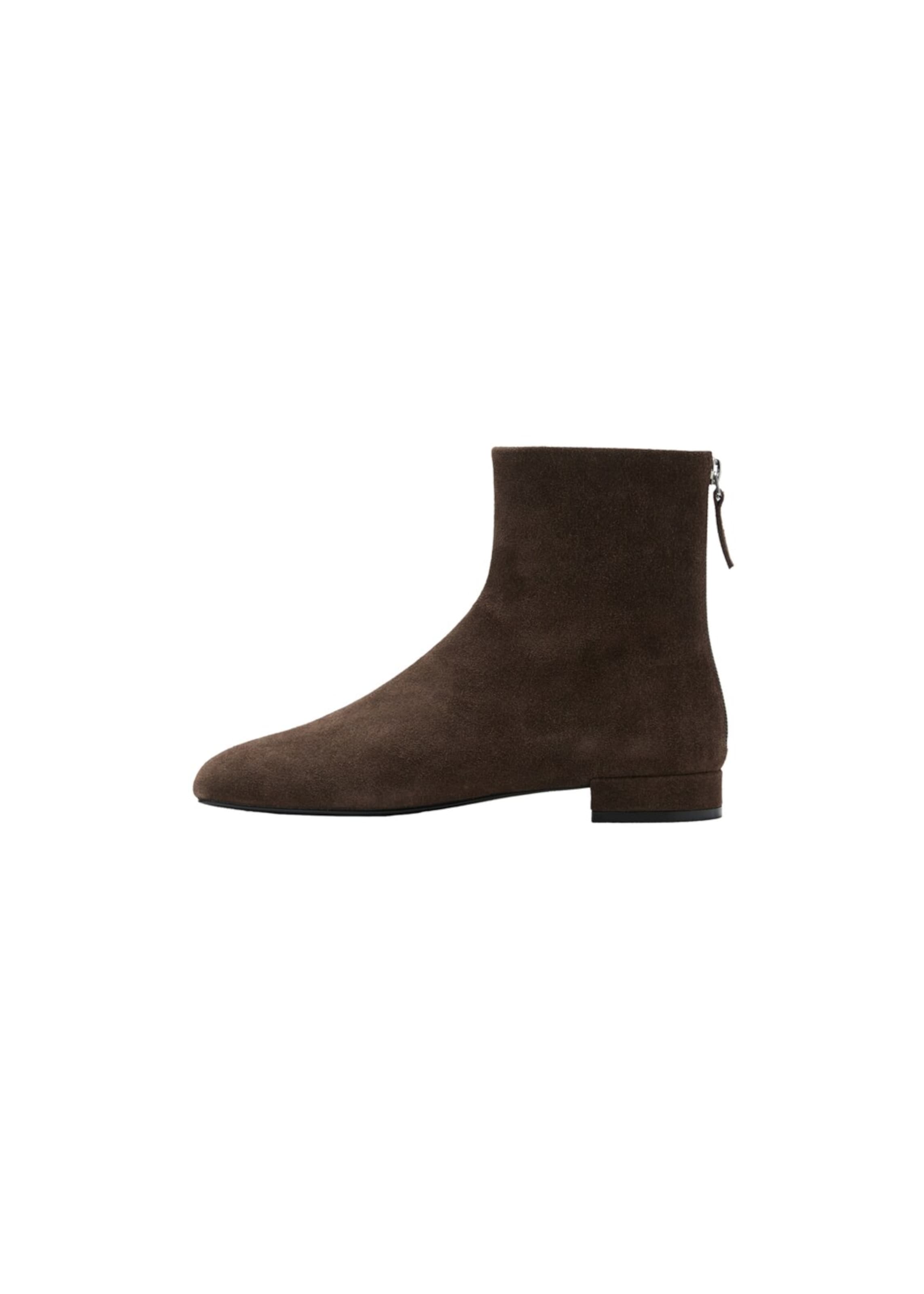 MANGO Booties 'Clue1' in Brown: front