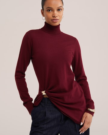 WE Fashion Svetr – červená: přední strana