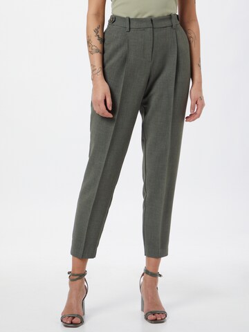 MINE TO FIVE Regular Trousers with creases in Green: front