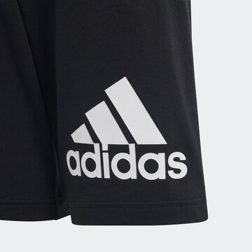 ADIDAS SPORTSWEAR - Regular Calças 'Essentials Big Logo ' em preto